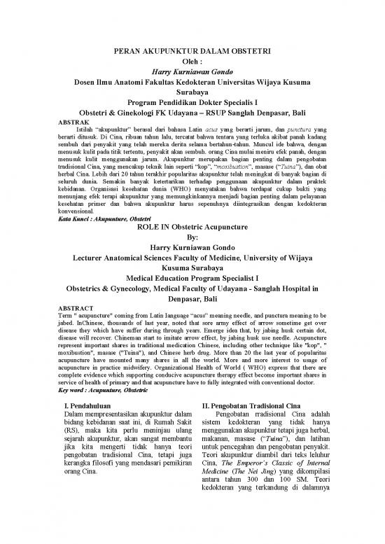picture1_Pendidikan Pdf 8818 | Peran Akupunktur Dalam Obstetri | Akupunktur